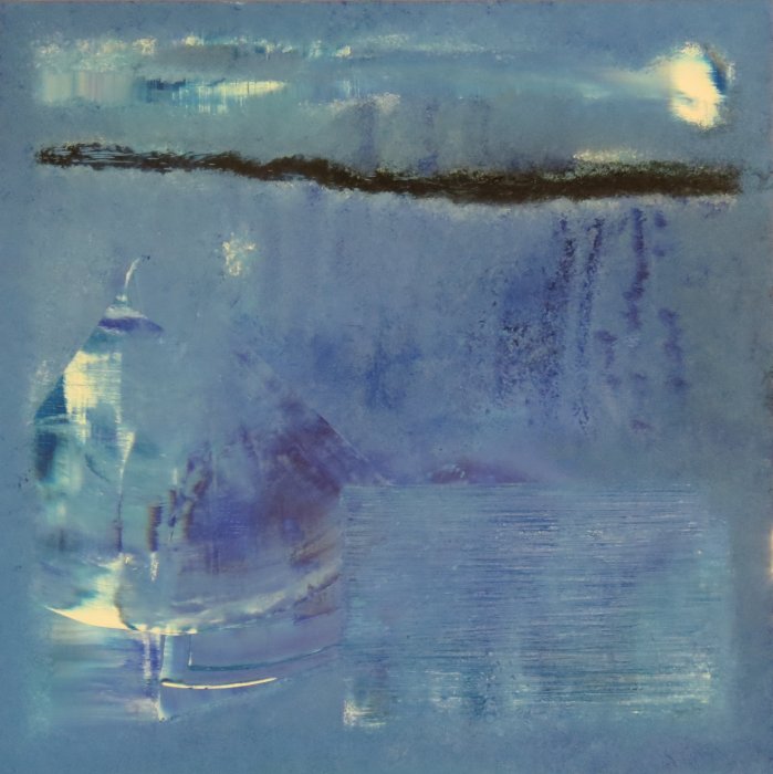 sans titre, 2015, acrylique sur toile, 110 x 110 cm.