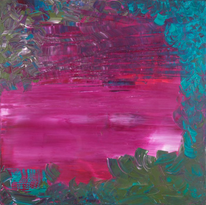 LBH VI, 2015, huile sur toile, 80 x 80 cm.