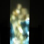 Lumière à travers un vitrail