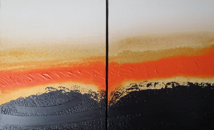 Mela Cotogna 2, 2023, acrylique, 80 x 50 cm.