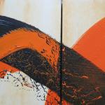 Mela Cotogna, 2023, acrylique 80 x 50 cm.