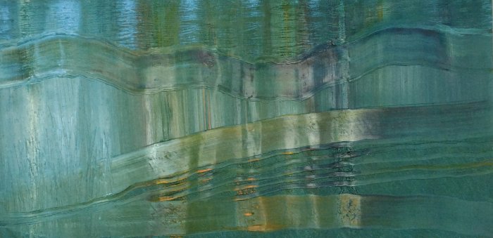 SES, 2022, huile, 140 x 70 cm.