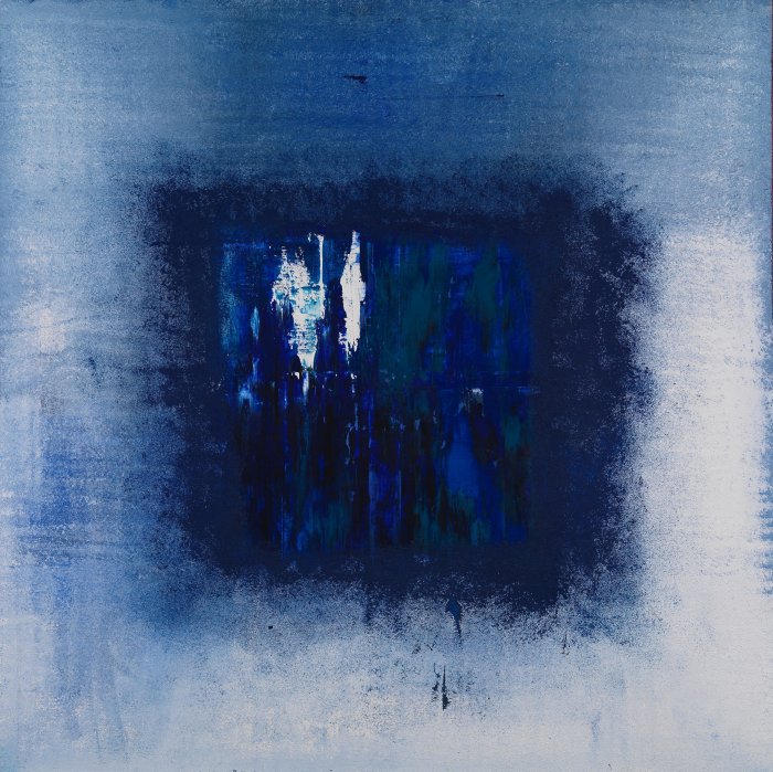 Sans titre, 2012, acrylique sur toile, 110 x 110 cm.