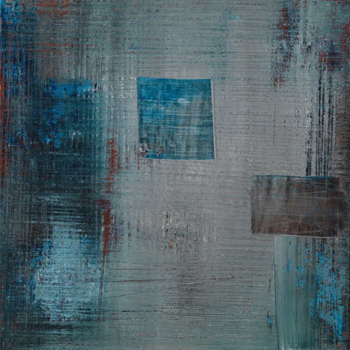 Sans titre, 2013, huile sur toile, 50 x 50 cm.