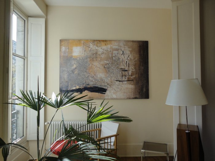 Lundi, 2012, acrylique sur toile, 195 x 130 cm.