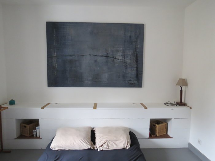 sans titre, 2015, acrylique sur toile, 195 x 130 cm.