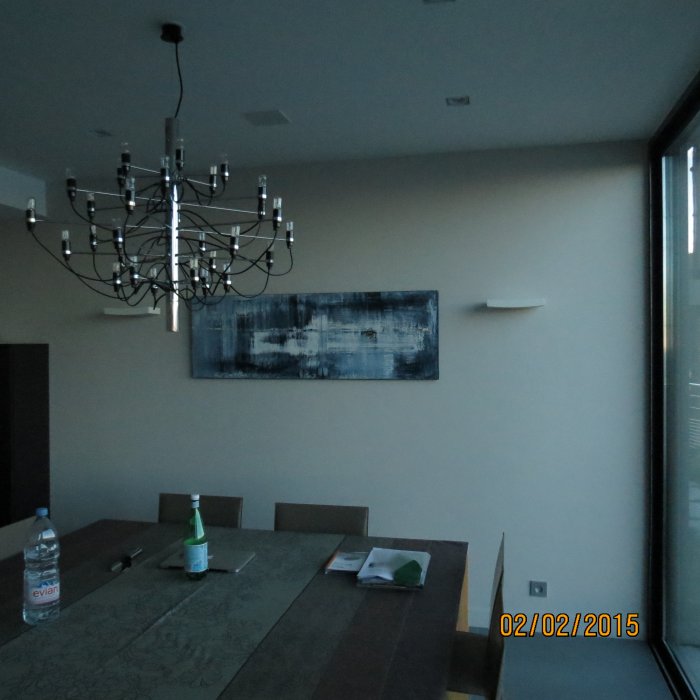 sans titre, 2015, acrylique sur toile, 150 x 50 cm.