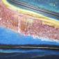 Sans titre, 2024, huile, 70 x 50 cm.